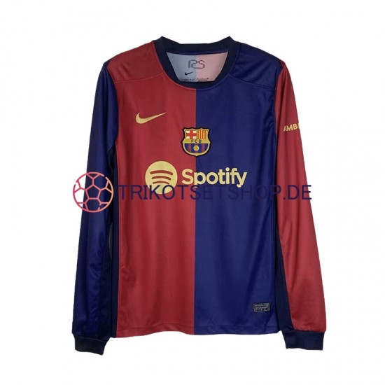 FC Barcelona 2024-2025 Herren Trikot Heim Langarm