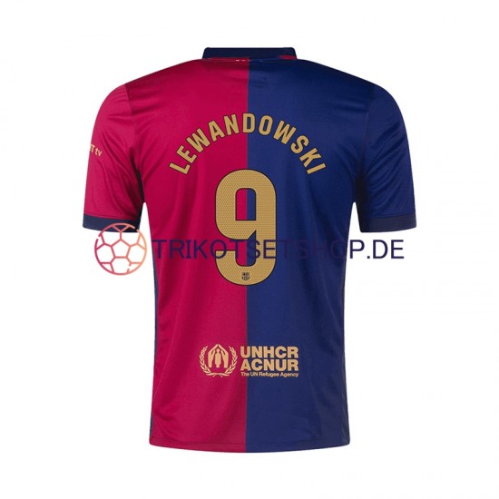 FC Barcelona Robert Lewandowski 9 2024-2025 Herren Trikot Heim Kurzarm