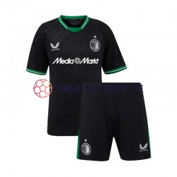 Feyenoord Rotterdam 2024-2025 Kinder Trikotset Auswärts Kurzarm