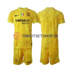 Inter Mailand Torwart 2024-2025 Kinder Trikotset Auswärts Kurzarm