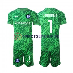 Inter Mailand Torwart Yann Sommer 1 2024-2025 Kinder Trikotset Heim Kurzarm