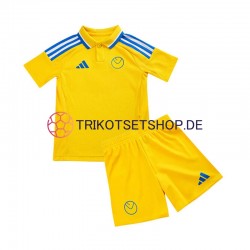Leeds United 2024-2025 Kinder Trikotset Auswärts Kurzarm