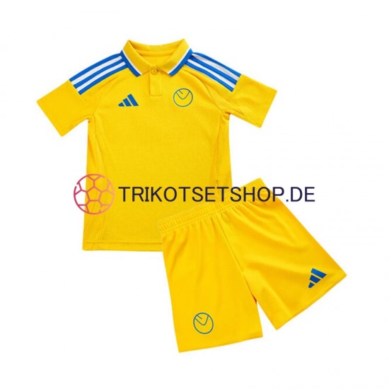 Leeds United 2024-2025 Kinder Trikotset Auswärts Kurzarm