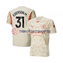 Manchester City Torwart Ederson Moraes 31 2024-2025 Herren Trikot Ausweich Kurzarm