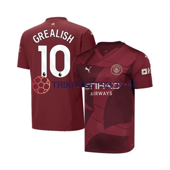 Manchester City Jack Grealish 10 2024-2025 Herren Trikot Ausweich Kurzarm