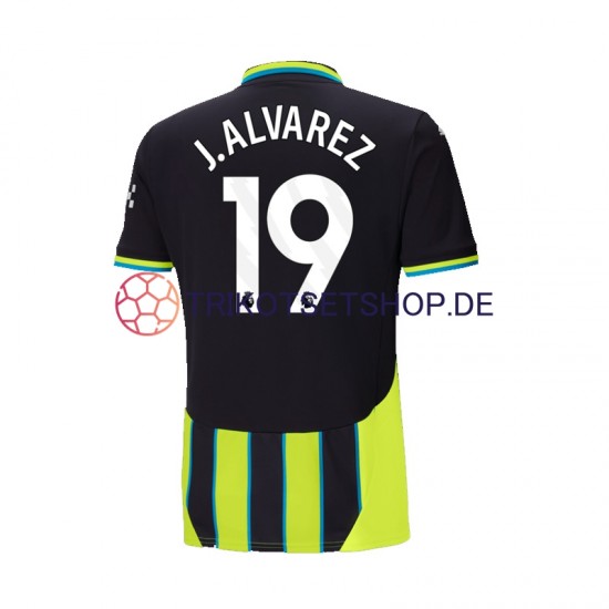 Manchester City Julian Alvarez 19 2024-2025 Herren Trikot Auswärts Kurzarm