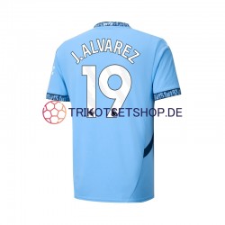 Manchester City Julian Alvarez 19 2024-2025 Herren Trikot Heim Kurzarm
