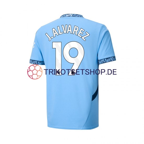 Manchester City Julian Alvarez 19 2024-2025 Herren Trikot Heim Kurzarm