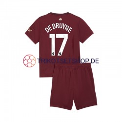 Manchester City Kevin De Bruyne 2024-2025 Kinder Trikotset Ausweich Kurzarm