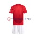 Manchester United 2024-2025 Kinder Trikotset Heim Rot Kurzarm