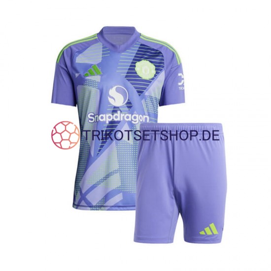 Manchester United Torwart 2024-2025 Kinder Trikotset Heim Kurzarm