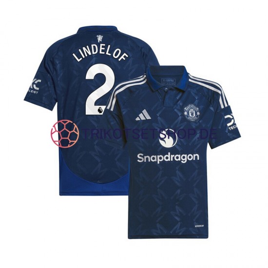 Manchester United Victor Lindelof 2 2024-2025 Herren Trikot Auswärts Kurzarm