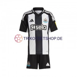 Newcastle United 2024-2025 Kinder Trikotset Heim Schwarz Kurzarm