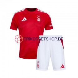Nottingham Forest 2024-2025 Kinder Trikotset Heim Kurzarm
