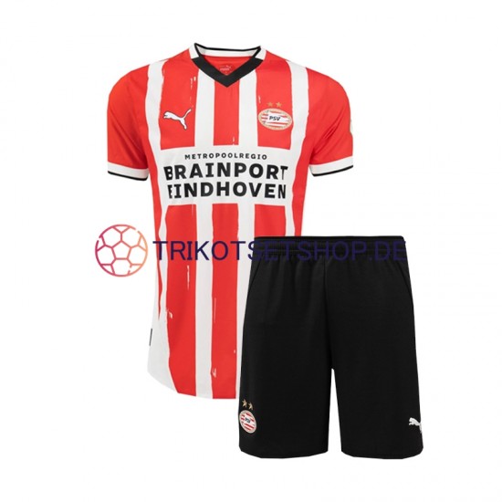 PSV Eindhoven 2024-2025 Kinder Trikotset Heim Kurzarm