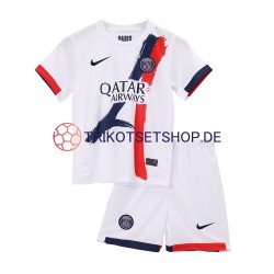 Paris Saint-Germain 2024-2025 Kinder Trikotset Auswärts Kurzarm