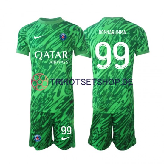 Paris Saint-Germain Torwart Gianluigi Donnarumma 99 2024-2025 Kinder Trikotset Auswärts Kurzarm