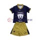 UNAM Pumas 2024-2025 Kinder Trikotset Auswärts Kurzarm
