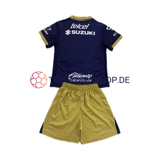 UNAM Pumas 2024-2025 Kinder Trikotset Auswärts Kurzarm