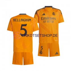 Real Madrid BELLINGHAM 5 2024-2025 Kinder Trikotset Auswärts Kurzarm