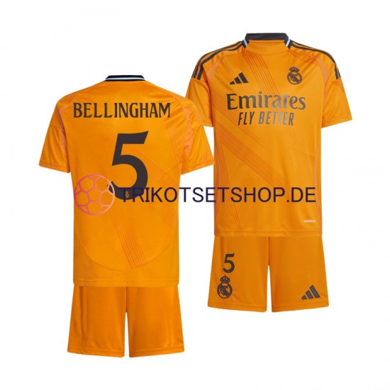 Real Madrid BELLINGHAM 5 2024-2025 Kinder Trikotset Auswärts Kurzarm
