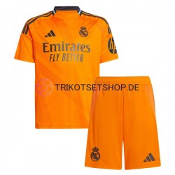 Real Madrid 2024-2025 Kinder Trikotset Auswärts Kurzarm