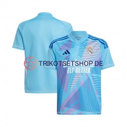 Real Madrid Torwart 2024-2025 Herren Trikot Heim Blau Kurzarm
