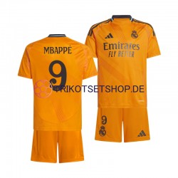 Real Madrid Mbappé 9 2024-2025 Kinder Trikotset Auswärts Kurzarm