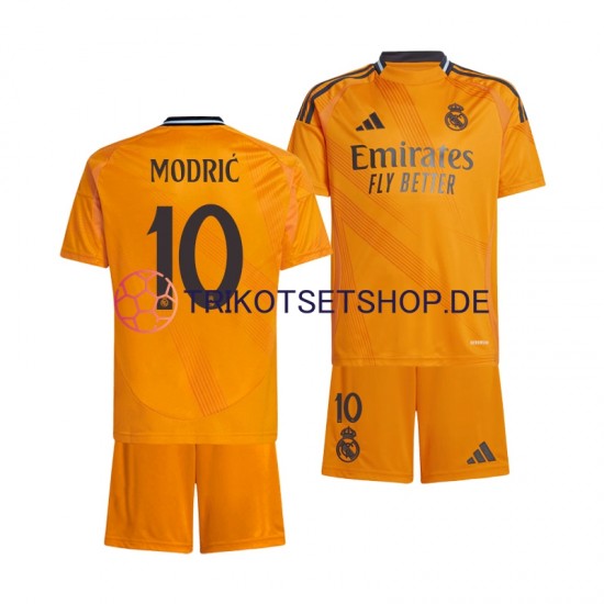 Real Madrid Modrić 10 2024-2025 Kinder Trikotset Auswärts Kurzarm