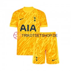 Tottenham Hotspur Torwart 2024-2025 Kinder Trikotset Heim Kurzarm