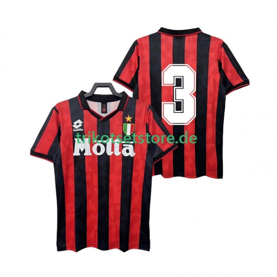 AC Mailand 3 Retro 1993 1994 Herren Trikot Heim Kurzarm