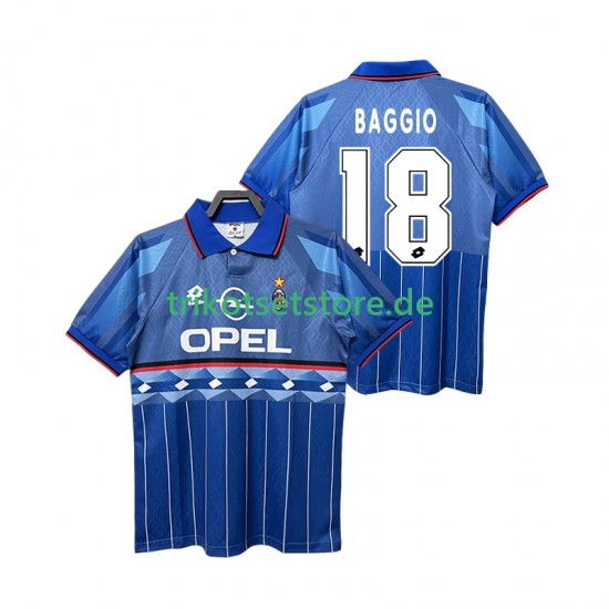 AC Mailand BAGGIO 18 Retro 1995 1996 Herren Trikot Auswärts Kurzarm