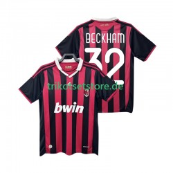 AC Mailand BECKHAM 32 Retro 2009 2010 Herren Trikot Heim Kurzarm