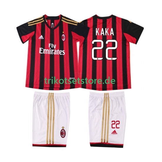 AC Mailand KAKA 22 Retro 2013 2014 Kinder Trikotset Heim Kurzarm
