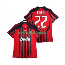 AC Mailand KAKA 22 Retro 2007 2008 Herren Trikot Heim Kurzarm