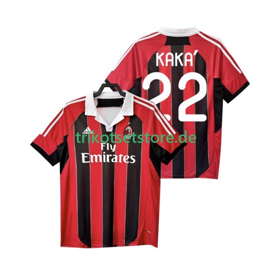 AC Mailand KAKA 22 Retro 2012 2013 Herren Trikot Heim Kurzarm