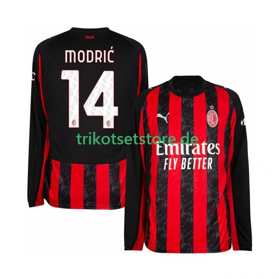 AC Mailand Modrić Luca 14 2025-2026 Herren Trikot Heim Langarm