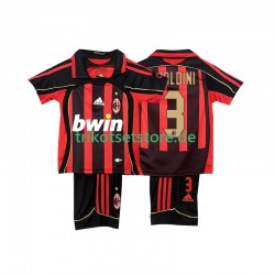 AC Mailand MALDINI 3 Retro 2006 2007 Kinder Trikotset Heim Kurzarm