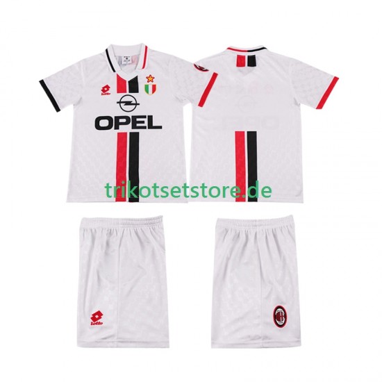 AC Mailand Retro 1996 1997 Kinder Trikotset Auswärts Kurzarm
