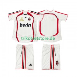 AC Mailand Retro 2006 2007 Kinder Trikotset Auswärts Kurzarm