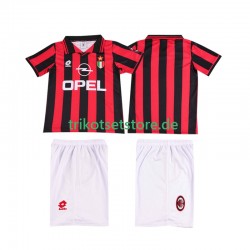AC Mailand Retro 1996 1997 Kinder Trikotset Heim Kurzarm