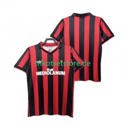 AC Mailand Retro 1990 1991 Herren Trikot Heim Kurzarm