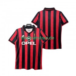 AC Mailand Retro 1995 1996 Herren Trikot Heim Kurzarm