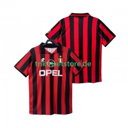 AC Mailand Retro 1996 1997 Herren Trikot Heim Kurzarm