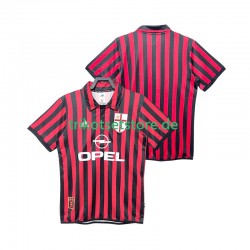 AC Mailand Retro 1999 2000 Herren Trikot Heim Kurzarm