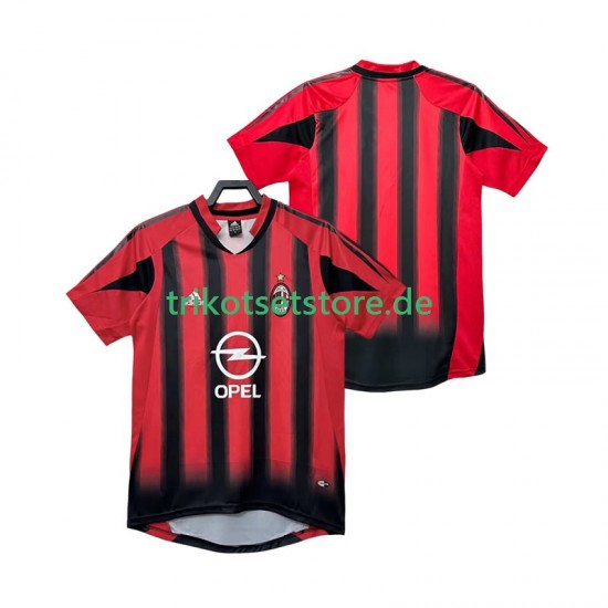 AC Mailand Retro 2004 2005 Herren Trikot Heim Kurzarm