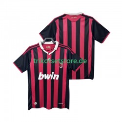 AC Mailand Retro 2009 2010 Herren Trikot Heim Kurzarm