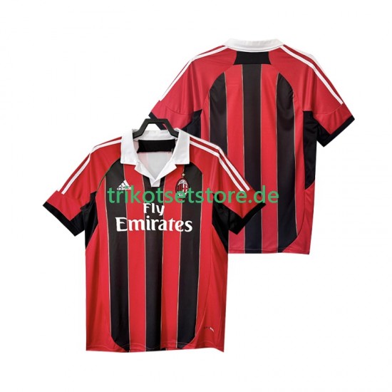 AC Mailand Retro 2012 2013 Herren Trikot Heim Kurzarm