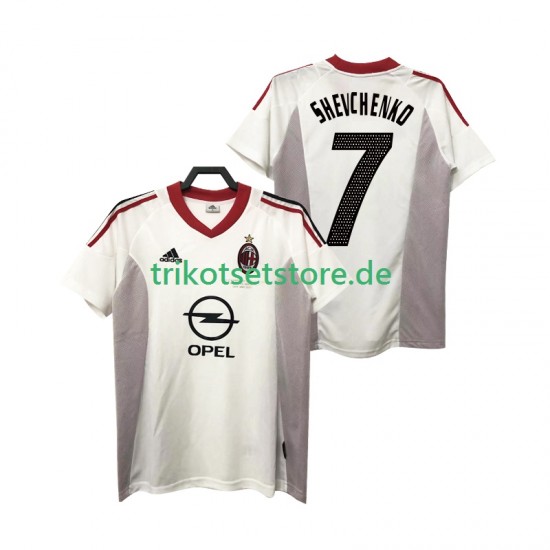 AC Mailand SHEVCHENKO 7 Retro 2004 2005 Herren Trikot Auswärts Kurzarm