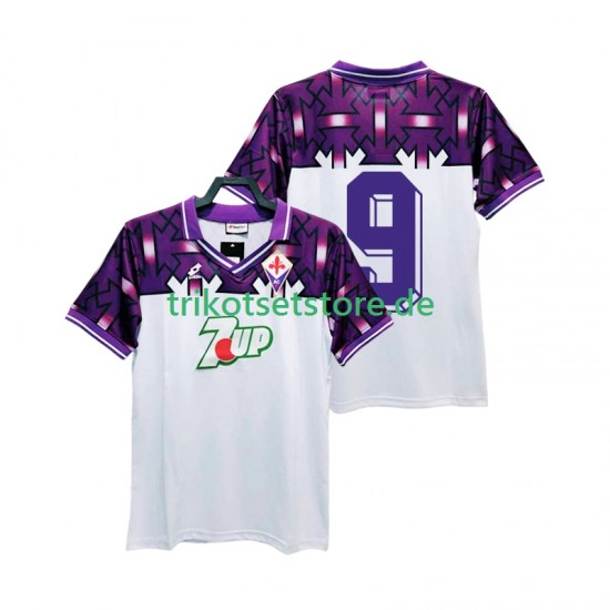 AC Florenz 9 Retro 1992 1993 Herren Trikot Auswärts Kurzarm